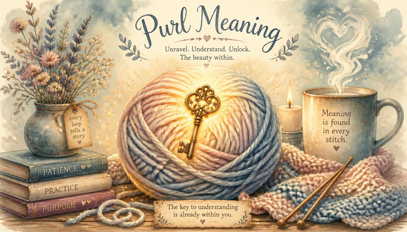 Purl Meaning
