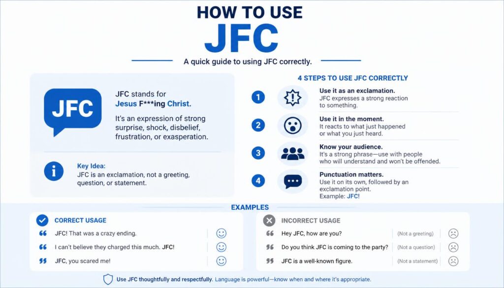 How to Use JFC Appropriately