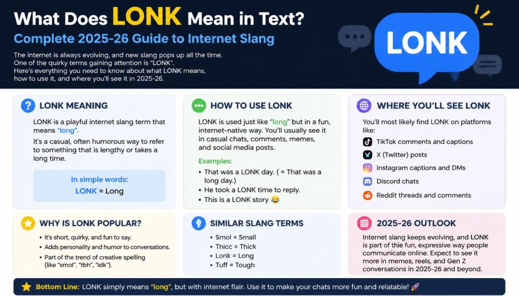 LONK Mean in Text?