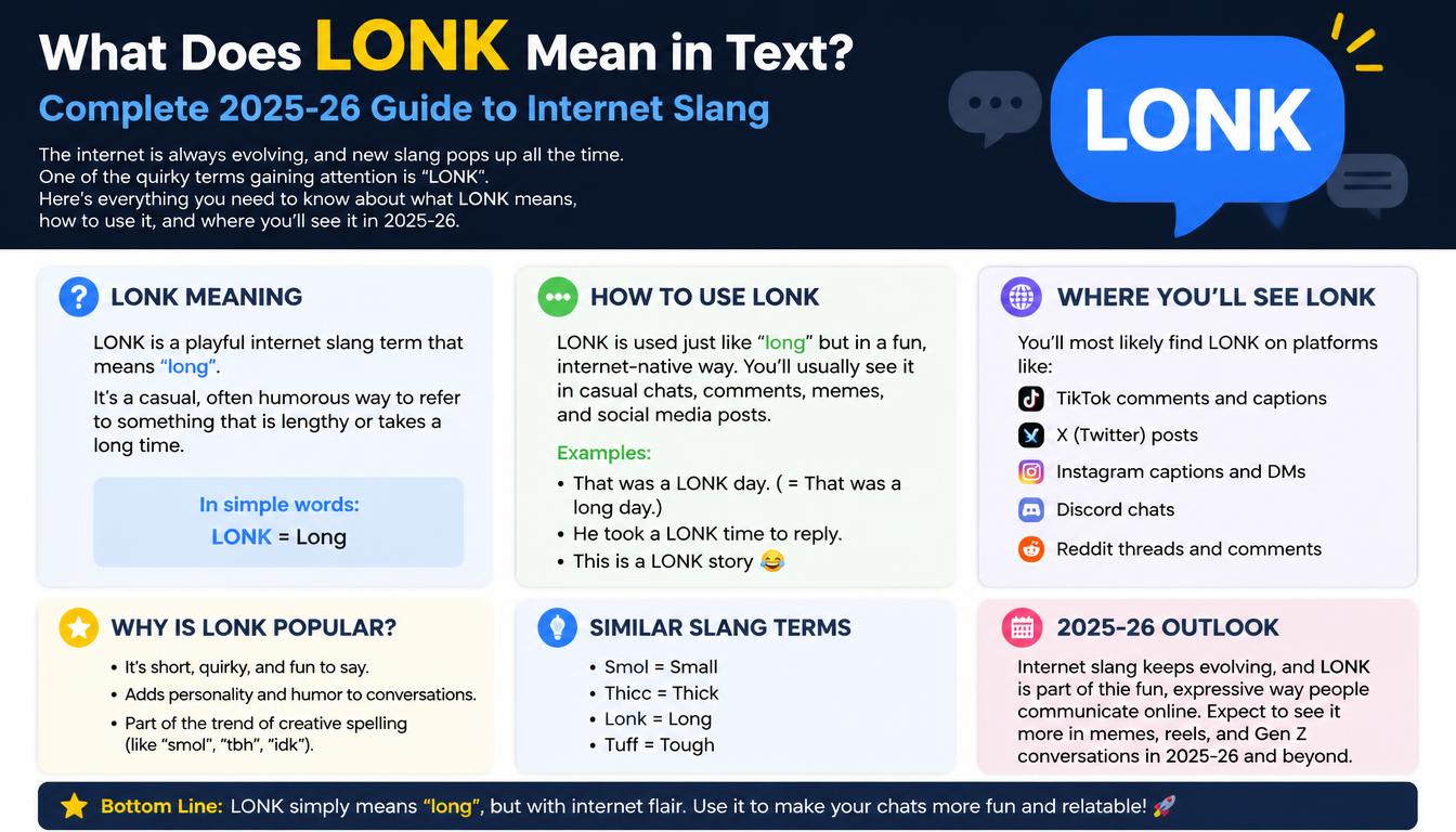 LONK Mean in Text?