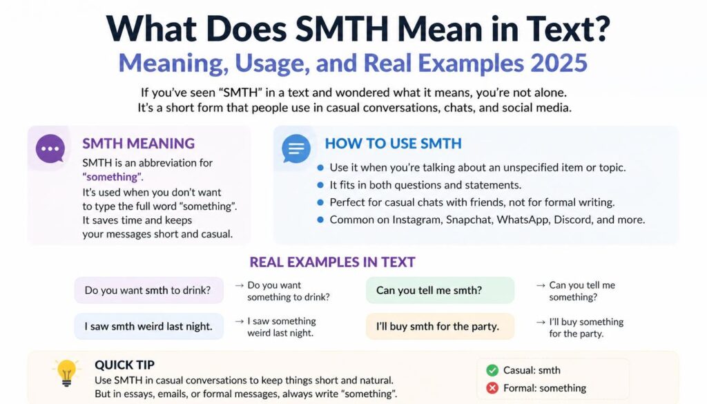 What Does SMTH Mean in Text? Meaning, Usage, and Real Examples 2025