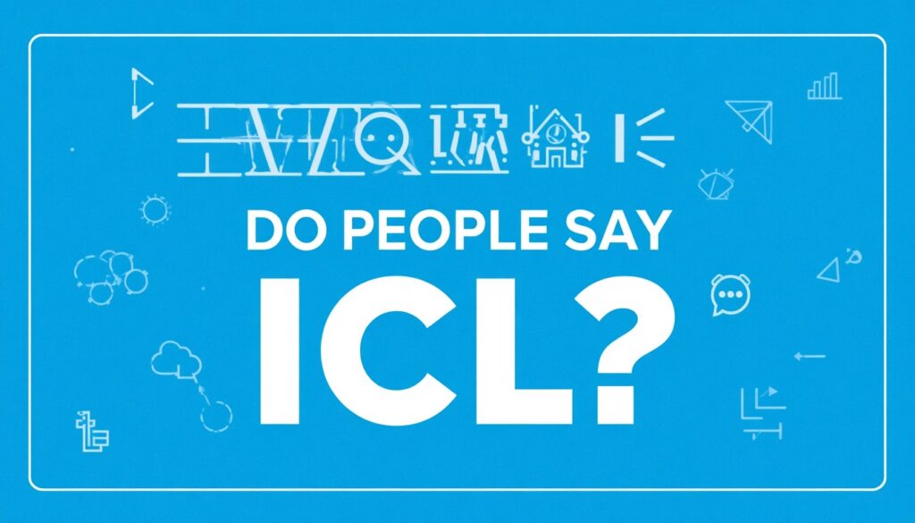 Why Do People Say ICL?