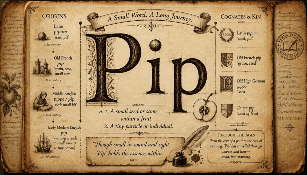 Pip Word History and Etymology