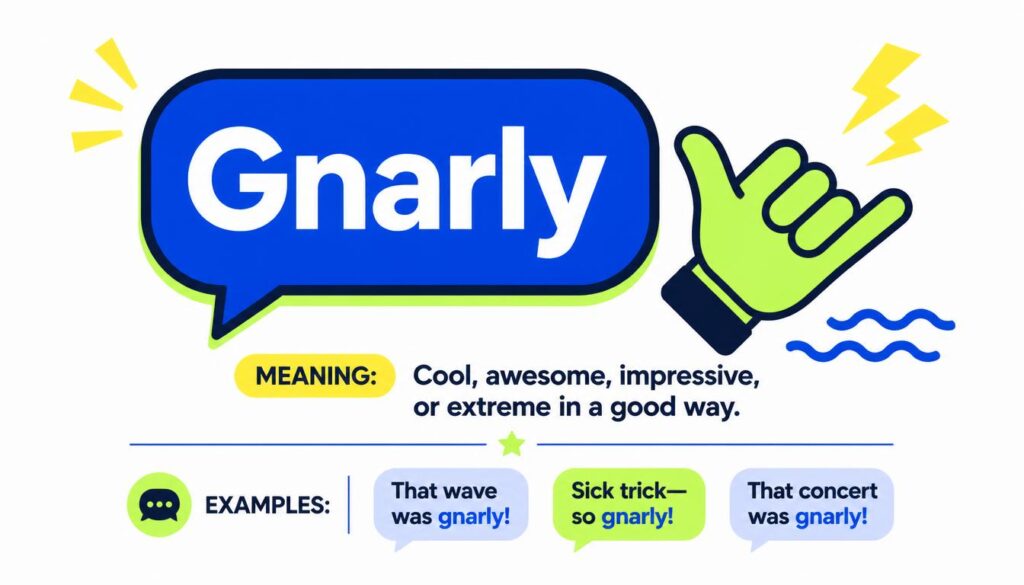 What Does Gnarly Mean in Texting?