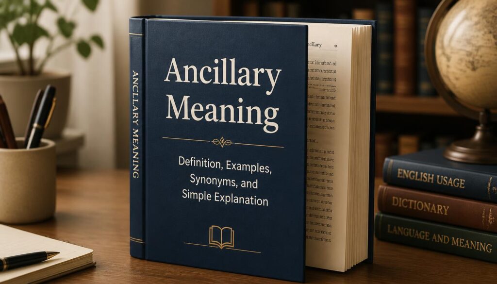 Ancillary Meaning