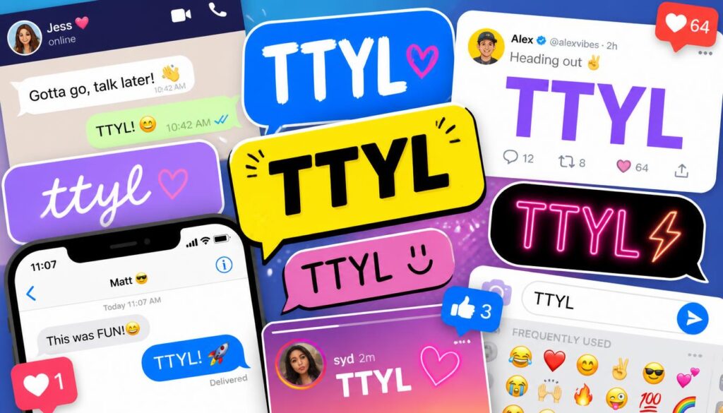 TTYL Examples in Everyday Messages
