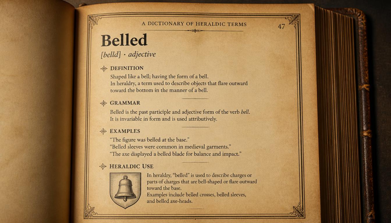 Belled Meaning