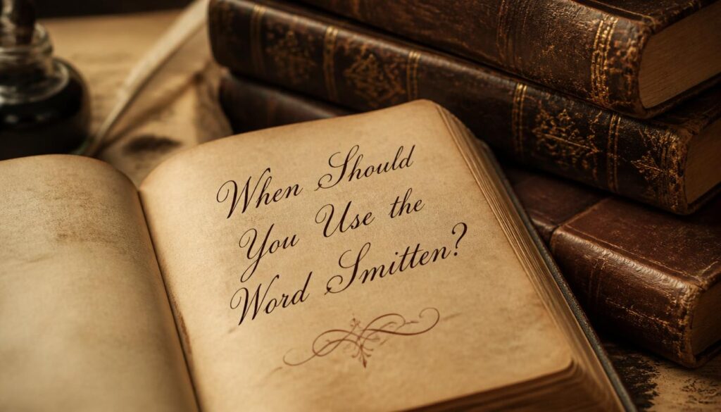 When Should You Use the Word Smitten?