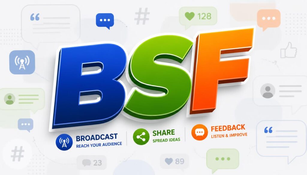 BSF in Captions, Comments, and Hashtags