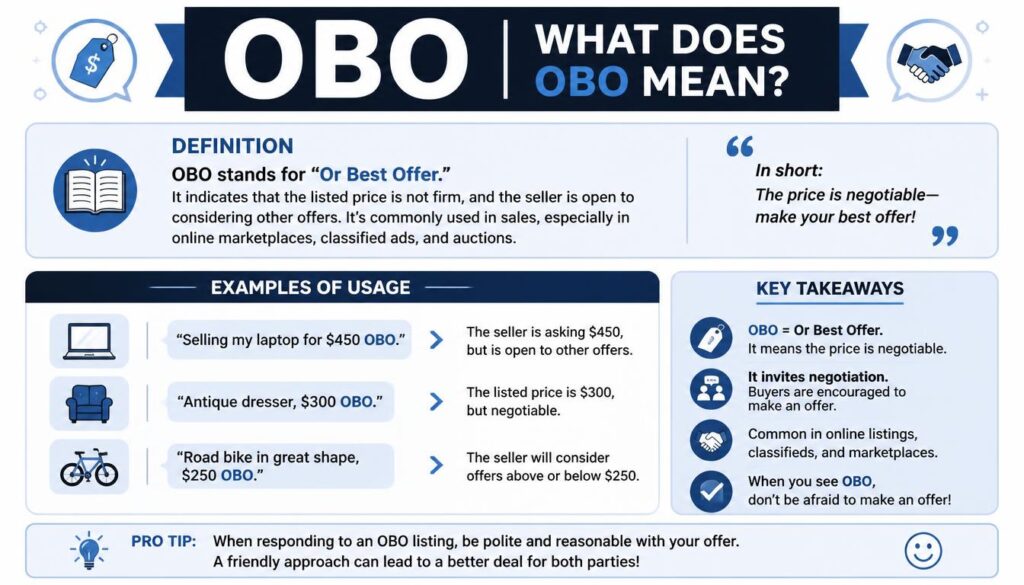 OBO Meaning
