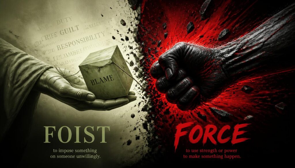 Foist vs. Force