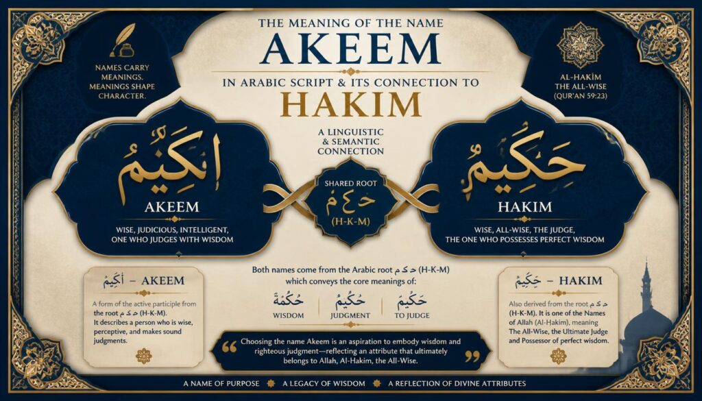 Akeem Meaning in Arabic