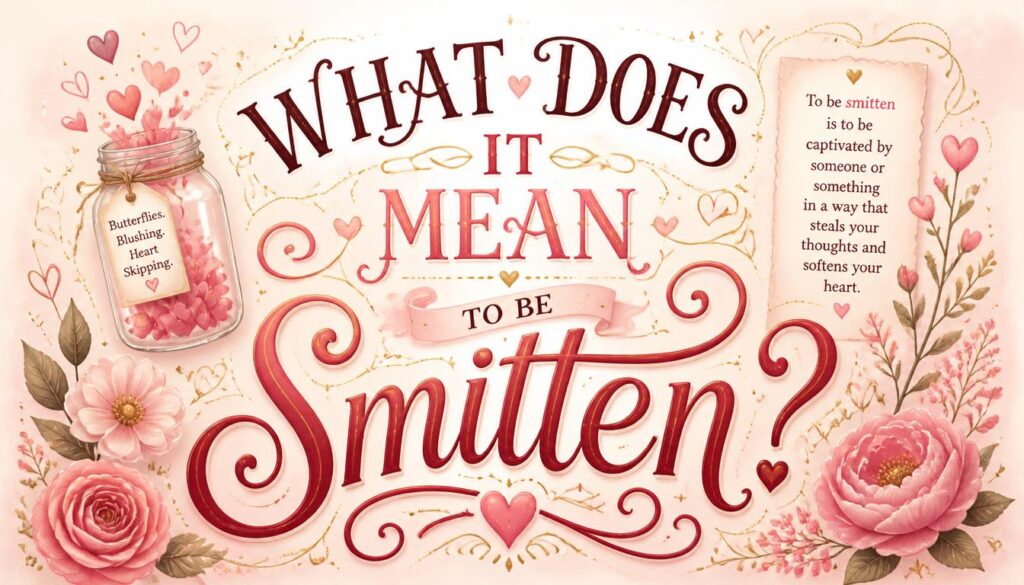 What Does It Mean to Be Smitten?