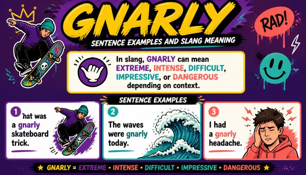 Gnarly Sentence Examples