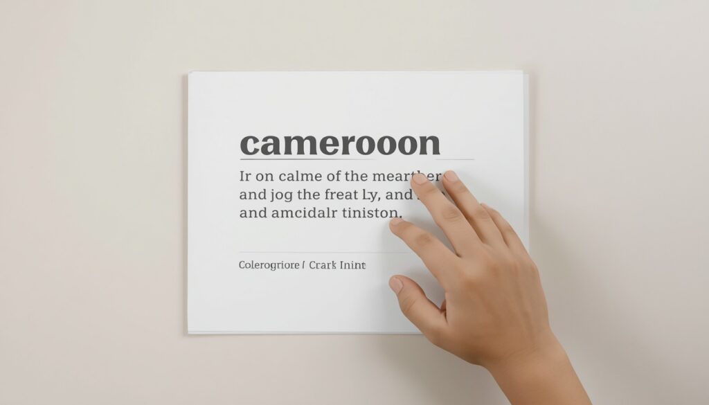 Cameroon Mean in Simple Words?
