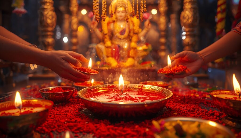 Kumkumarchana, Abhishekam and Archana
