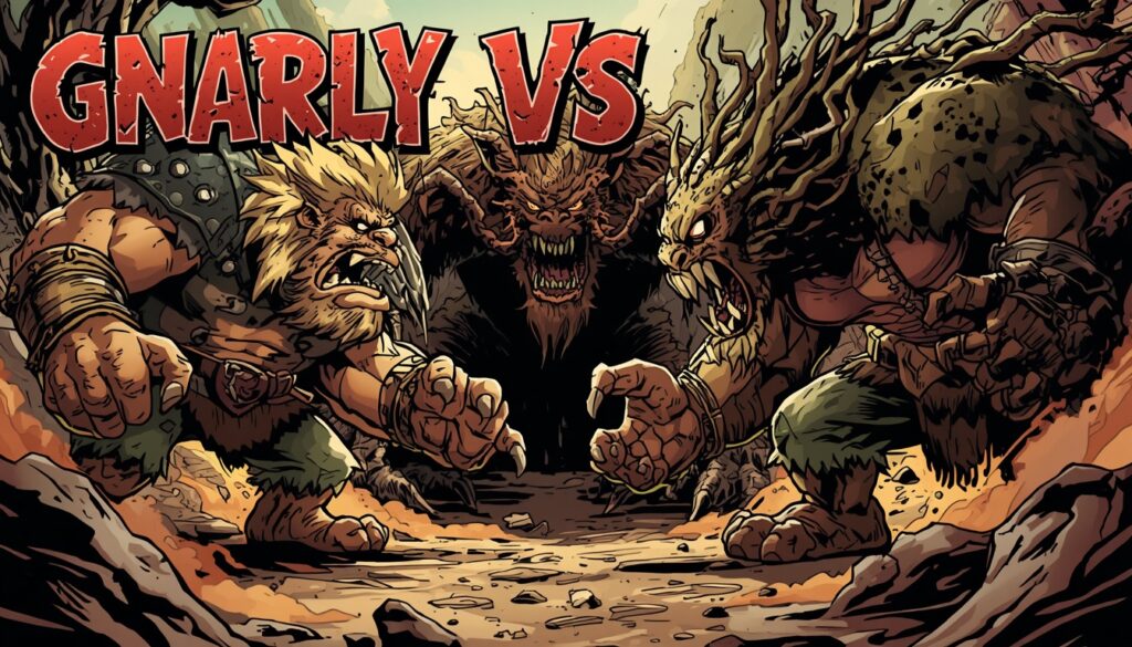 Gnarly vs Gnash and Gnarled