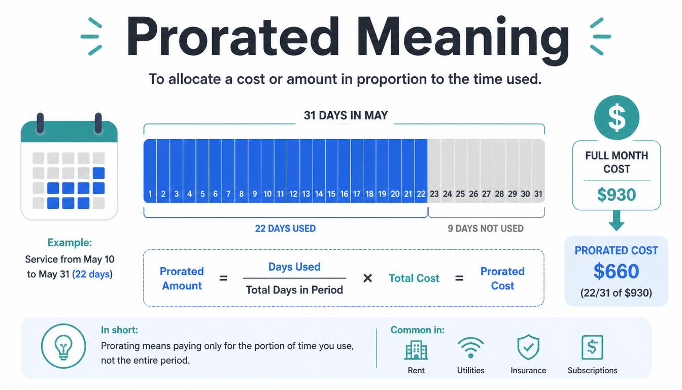 Prorated