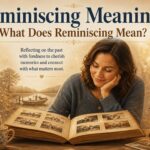 Reminiscing Meaning: What Does Reminiscing Mean?