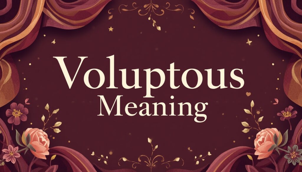 Voluptuous Meaning: Definition, Examples, Synonyms, and Everyday Usage