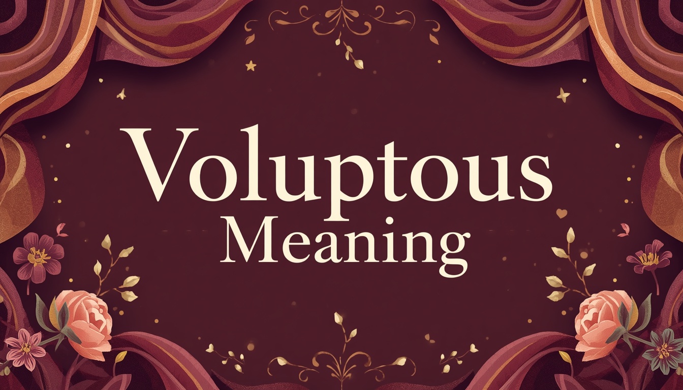 Voluptuous Meaning: Definition, Examples, Synonyms, and Everyday Usage